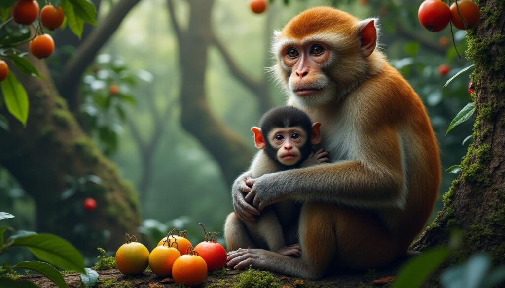 découvrez les comportements caractéristiques et le mode de vie unique de la femelle du singe, ses interactions sociales et son rôle au sein du groupe.