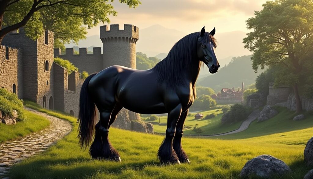 découvrez les caractéristiques principales du cheval frison et plongez dans son histoire fascinante, un cheval noble au charme unique.