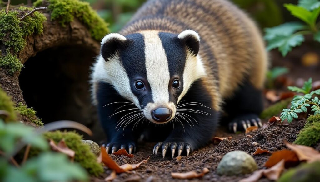 découvrez le comportement unique et l'habitat naturel de la blaireau femelle, ses habitudes de vie, son environnement et ses particularités.
