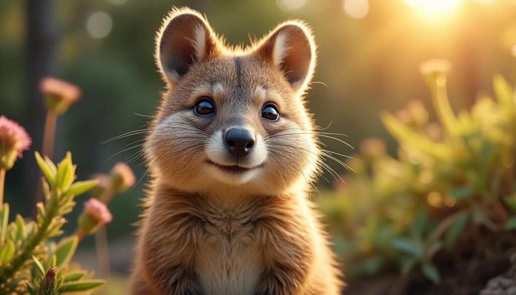découvrez le quokka, l’animal le plus souriant d’australie, réputé pour son expression joyeuse et son charme unique. apprenez tout sur cette créature adorable et fascinante.