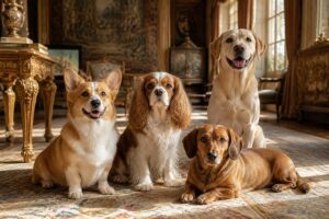 découvrez quelles races de chiens ont marqué la famille royale britannique à travers l'histoire et leur rôle particulier auprès de la reine d’angleterre.
