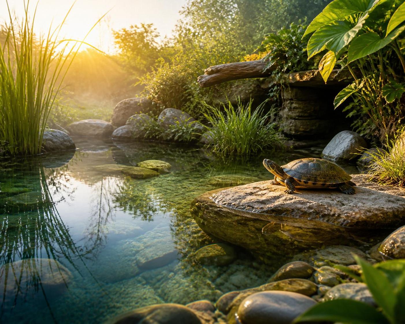découvrez comment aménager un habitat idéal pour votre tortue aquatique afin d'assurer son bien-être et sa bonne santé au quotidien.