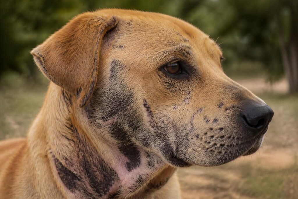 découvrez les causes des plaques noires sur la peau de votre chien, leurs implications et comment les traiter efficacement pour assurer la santé de votre animal.