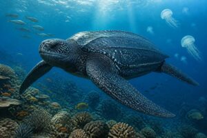 découvrez les secrets de la tortue luth, géante des océans, et comprenez pourquoi elle fascine par sa taille impressionnante tout en suscitant des inquiétudes liées à sa survie.