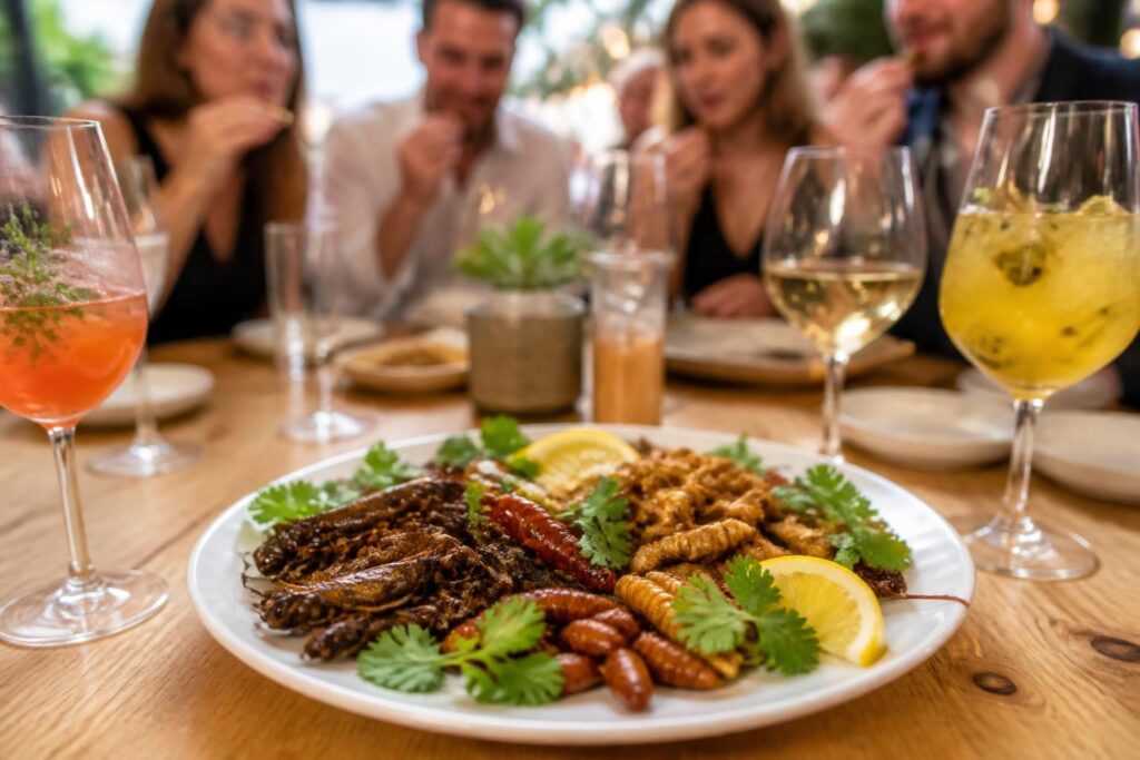 découvrez la tendance gourmande des insectes comestibles à l’apéro, une expérience culinaire surprenante qui séduit les amateurs de saveurs innovantes et curieuses.