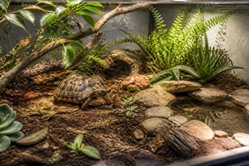découvrez comment aménager un terrarium tortue en recréant un habitat naturel adapté pour le bien-être de votre reptile, avec des conseils pratiques et astuces d'experts.