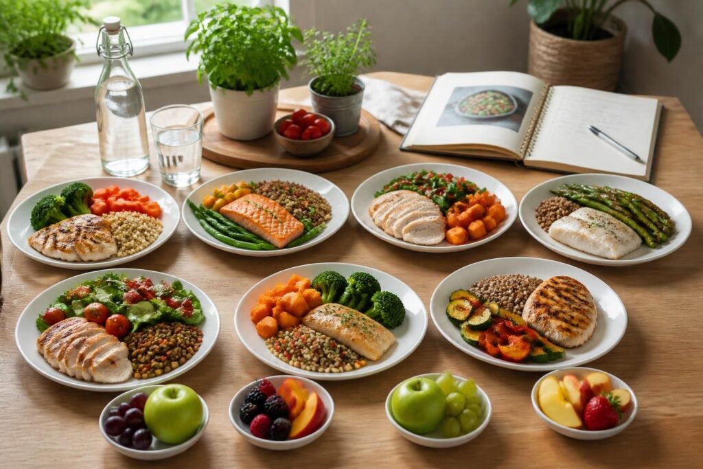 découvrez un menu diabétique pour une semaine avec des idées de repas équilibrés, sains et gratuits, adaptés pour gérer votre diabète au quotidien.