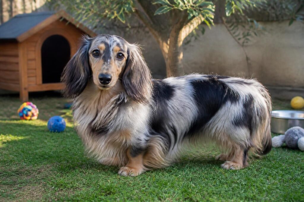 découvrez les caractéristiques du teckel nain poil long arlequin et nos conseils d'élevage pour bien prendre soin de ce chien unique et adorable.