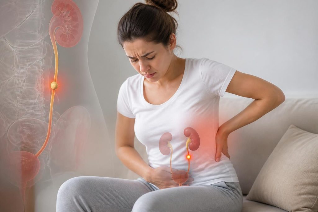 découvrez les symptômes du calcul coincé dans l'uretère chez la femme et les traitements possibles pour soulager cette douleur urinaire fréquente.