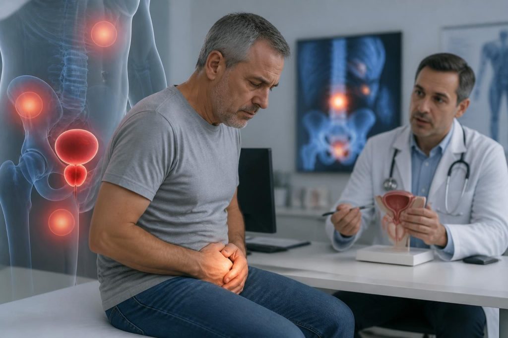 découvrez les symptômes, causes et traitements du cancer de la prostate, ainsi que la gestion des douleurs et l'évolution aux stades avancés.