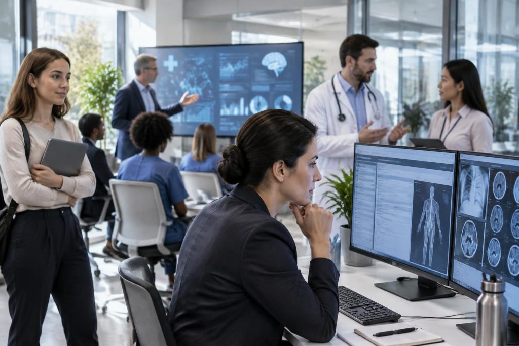 découvrez les métiers du health information management, les salaires du secteur et les formations pour vous lancer dans la gestion des données de santé.