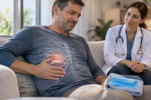 côte fêlée : découvrez combien de temps la douleur peut durer, les gestes pour la soulager et les signes qui nécessitent un avis médical.