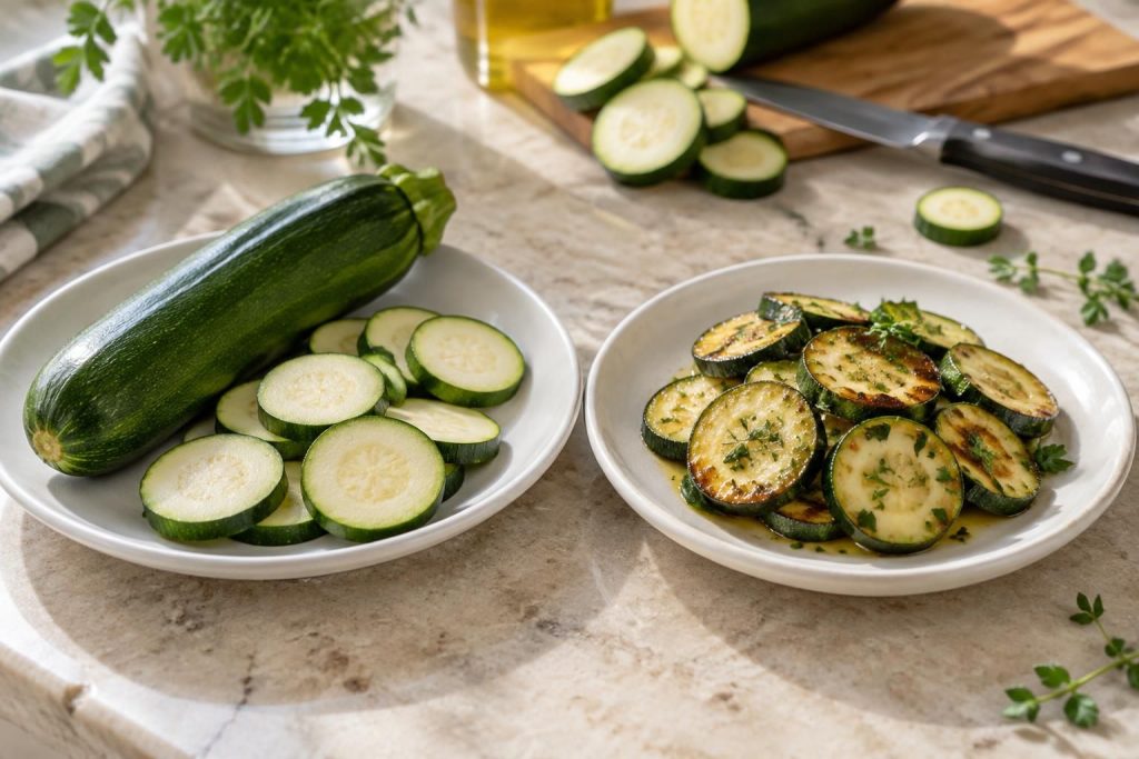 découvrez les calories de la courgette pour 100 g, crue ou cuite, et comparez son apport énergétique ainsi que ses qualités nutritionnelles.