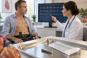 découvrez le rôle du holter cardiaque de 24 h ou implantable, son prix, le déroulement de l’examen et l’interprétation des résultats.