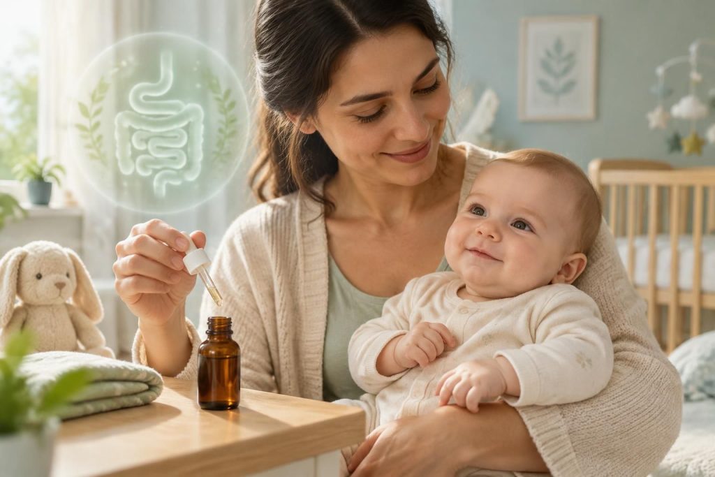 découvrez comment les probiotiques peuvent accompagner le confort digestif de bébé en cas de coliques, constipation ou diarrhée, avec les conseils d’un professionnel de santé.